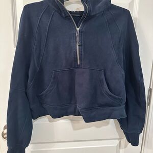Lululemon Navy Blue Half-Zip Hoodie M/L
